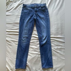 Gap, Girlfriend Jean, Blue/Medium Wash, Size 24r